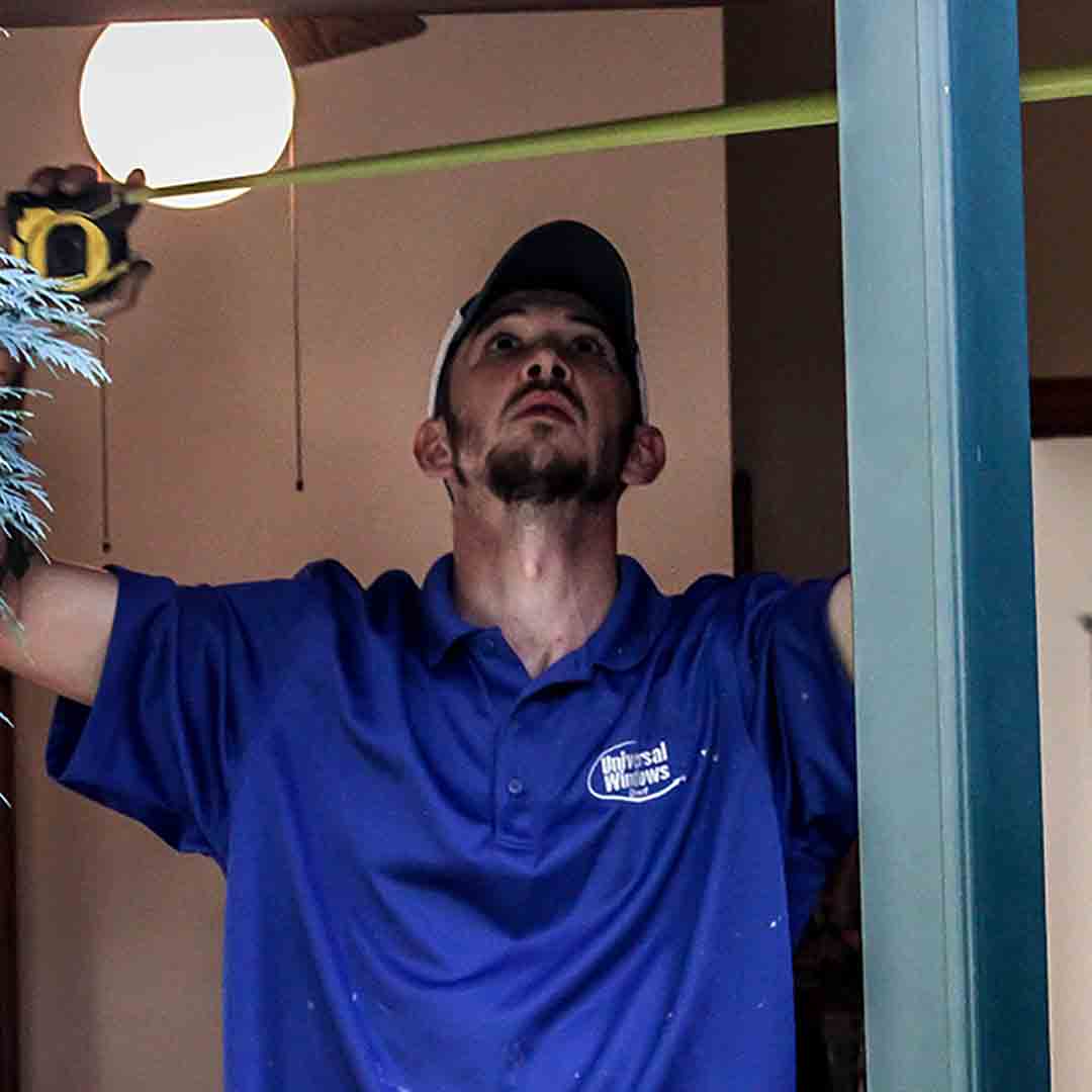 uwd installer measuring window before installation