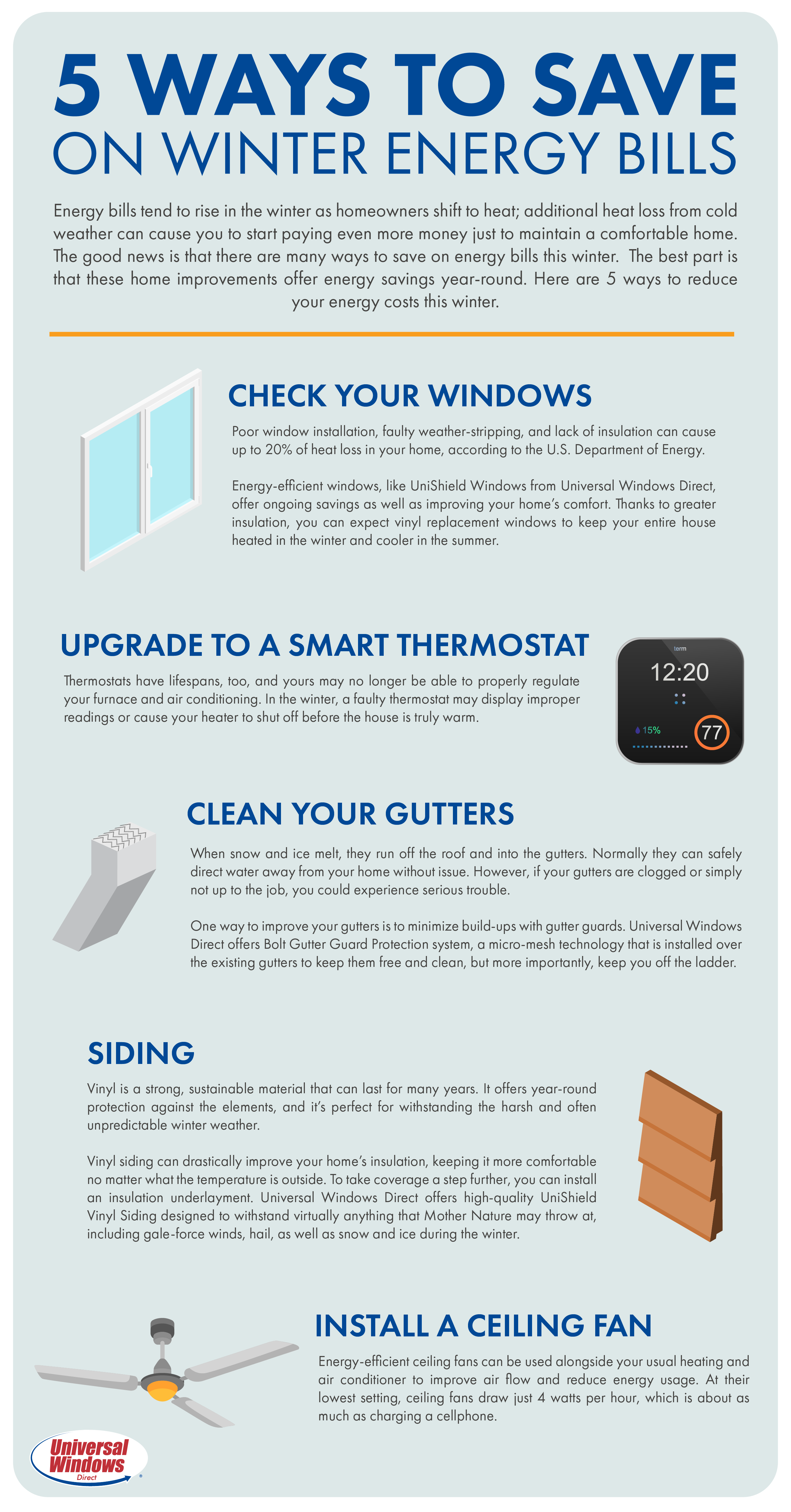 5 Ways to Save on Winter Energy Bills