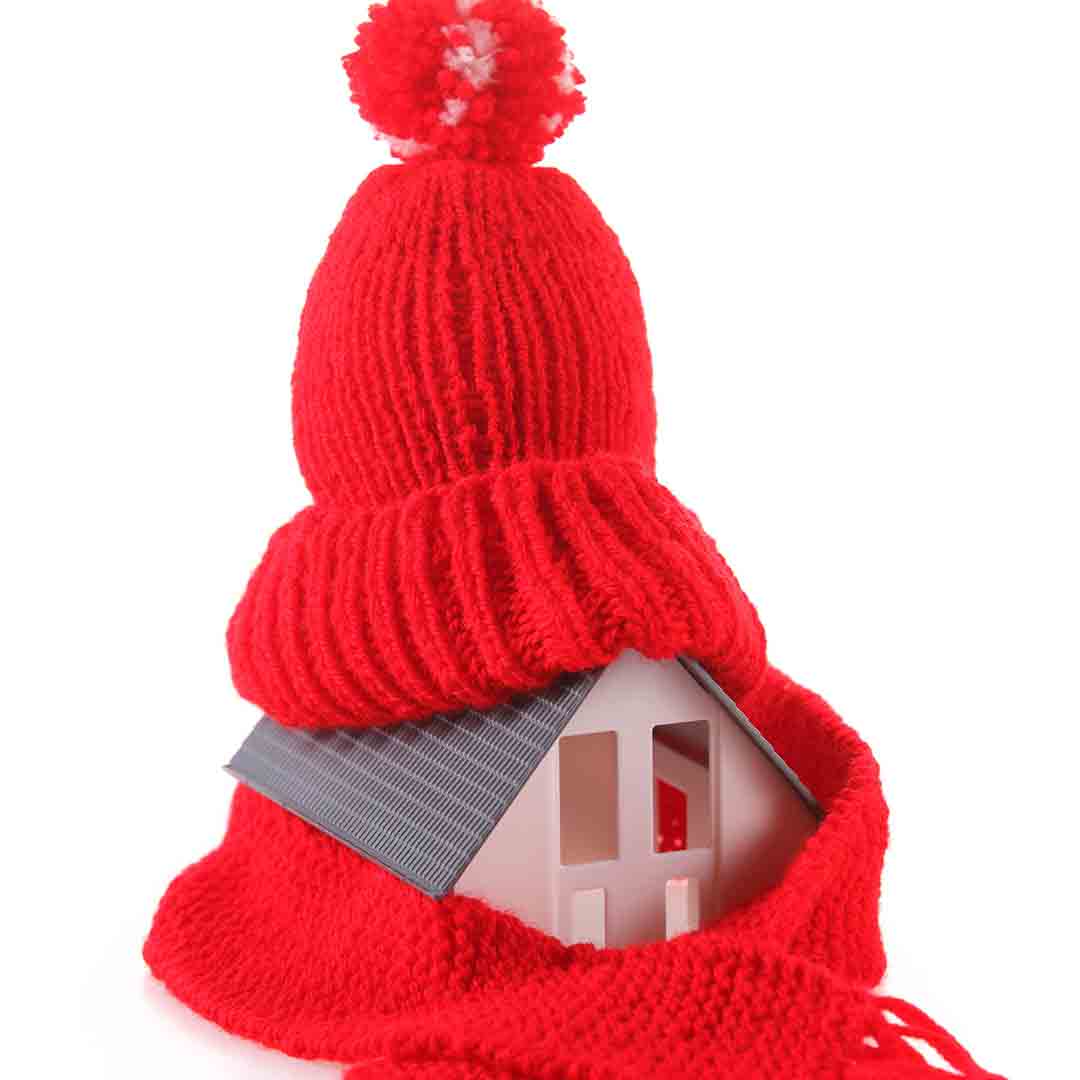 house wearing hat and scarf