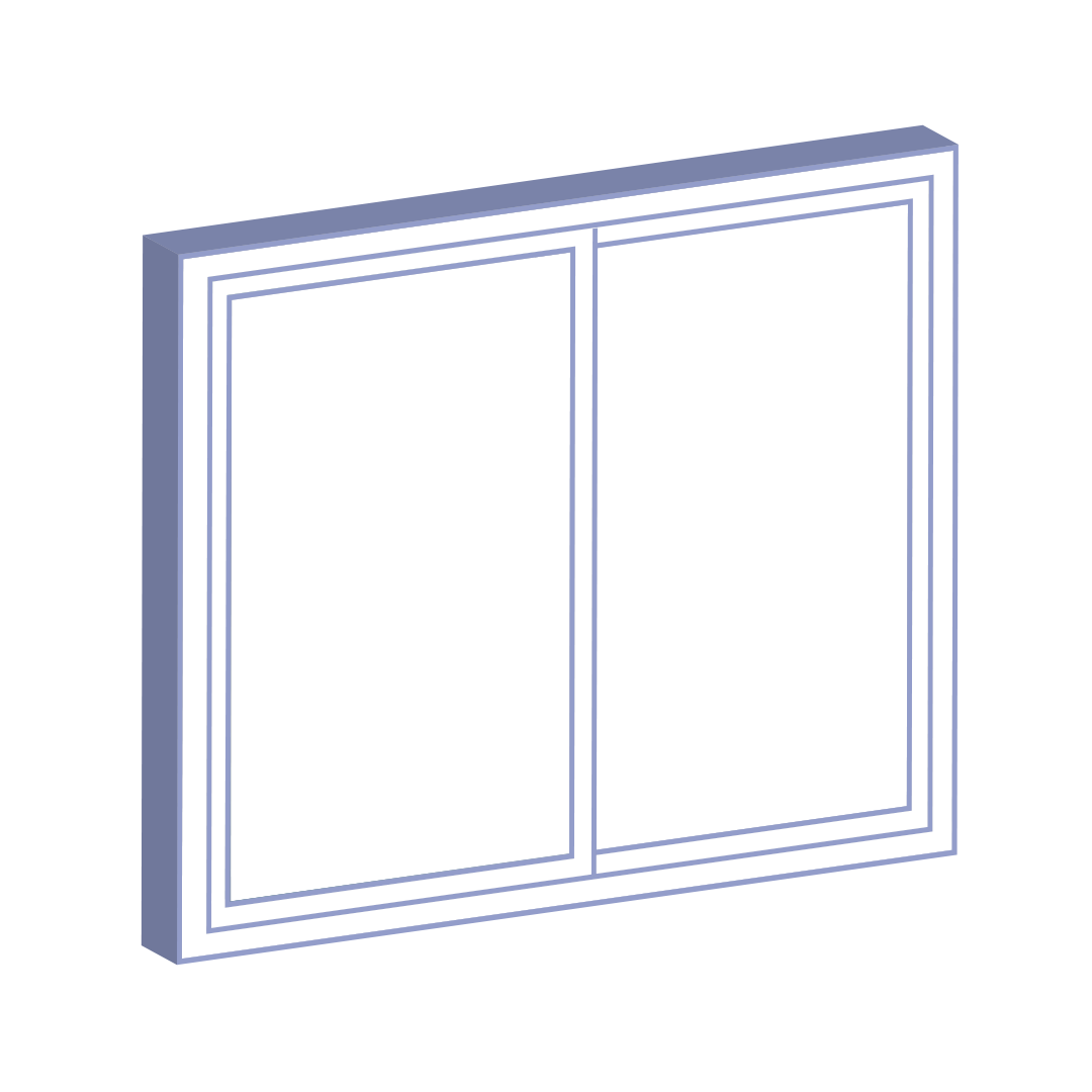 Two Panel Sliding Glass Door