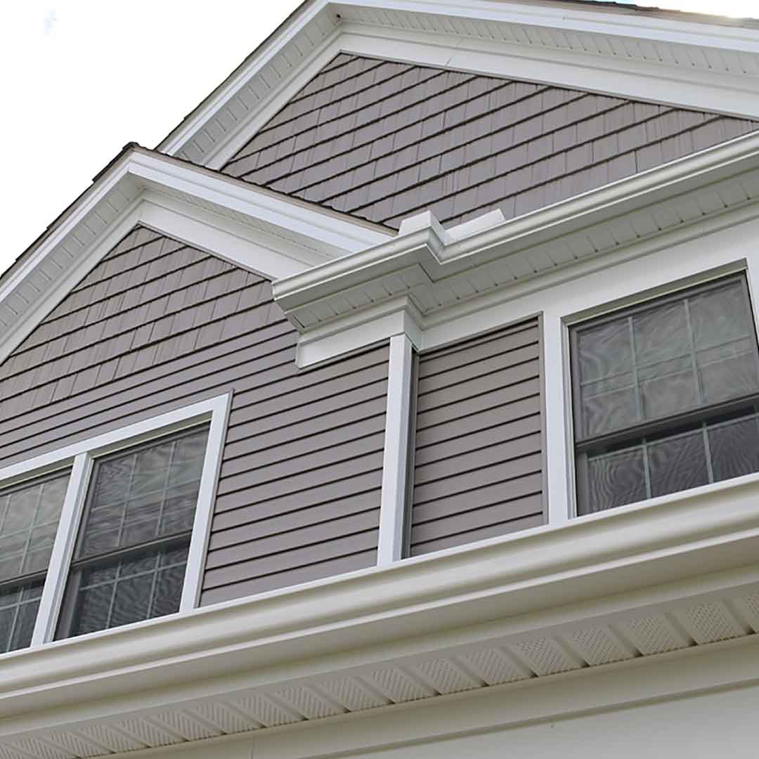 Shake style home siding