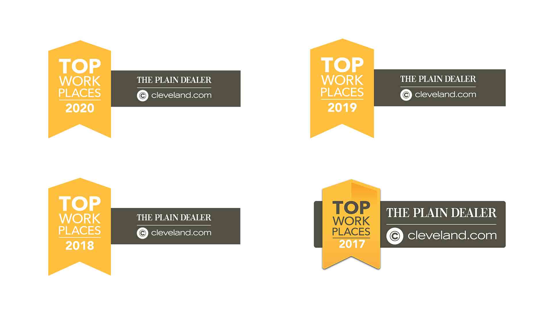 Multi Year Recipient of the Cleveland.com Top Workplace Award